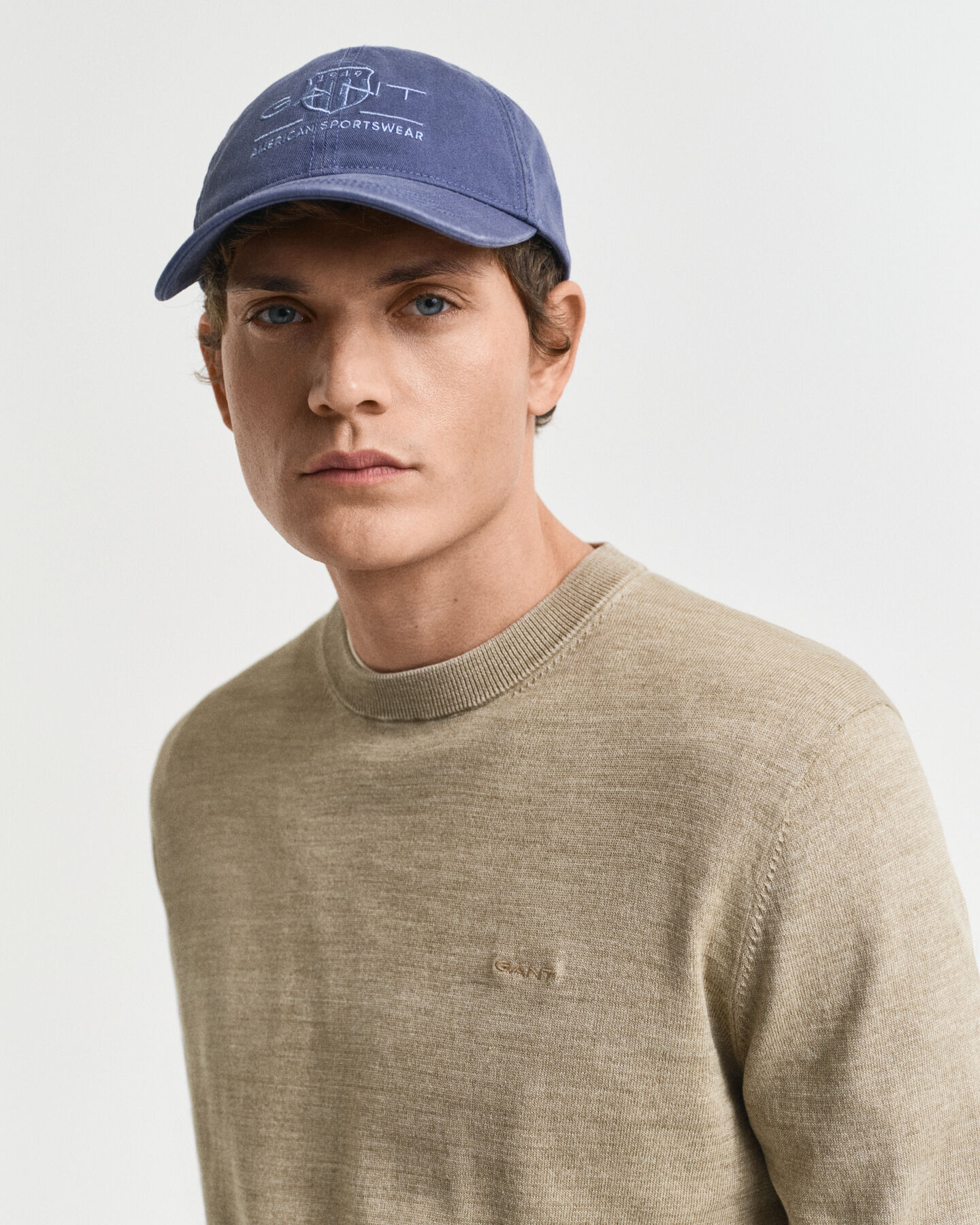 Sunfaded Rundhalspullover