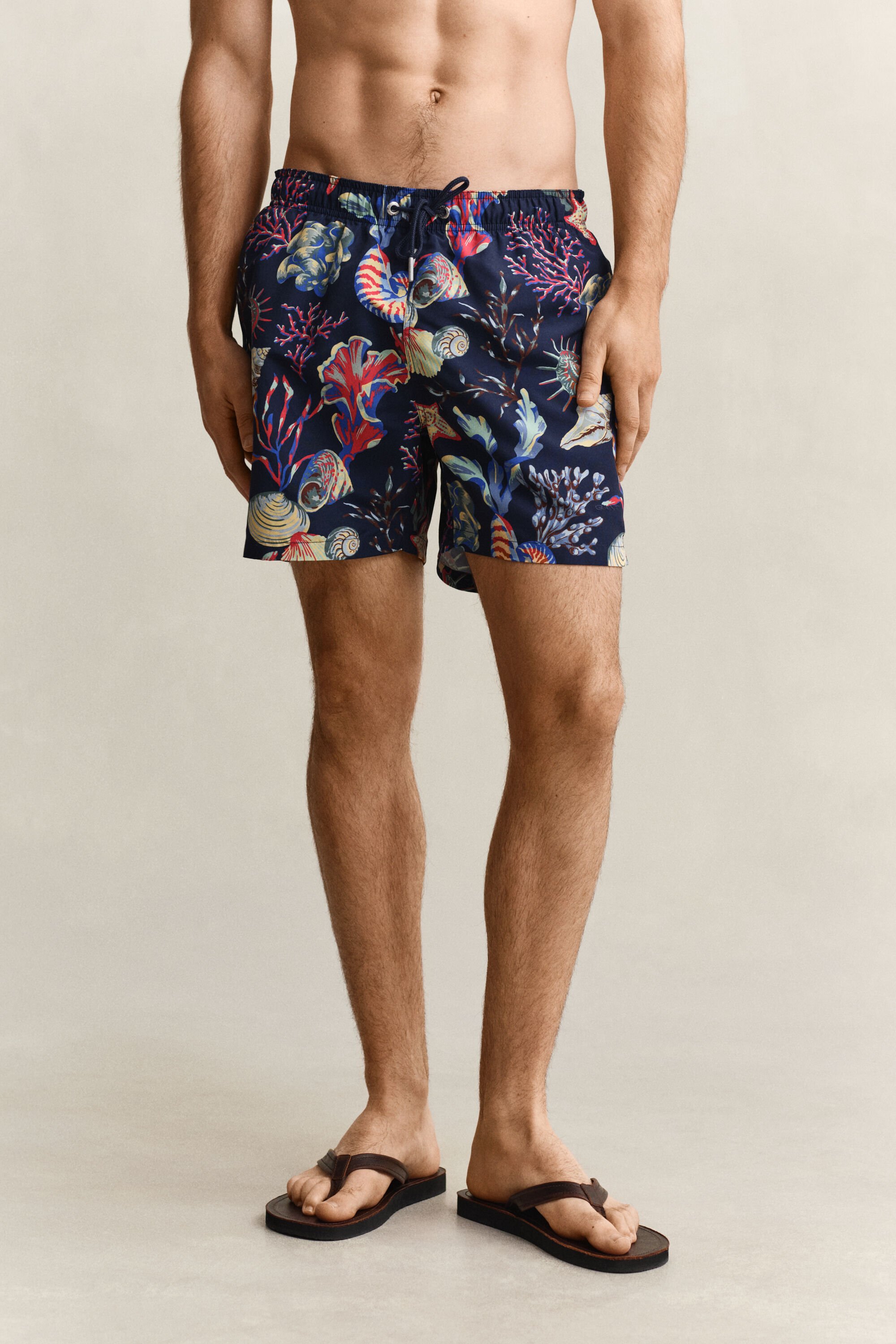 Badeshorts mit Algenprint