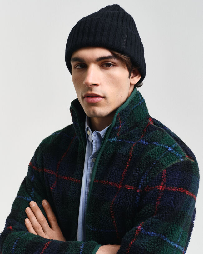 Karierte Fleecejacke