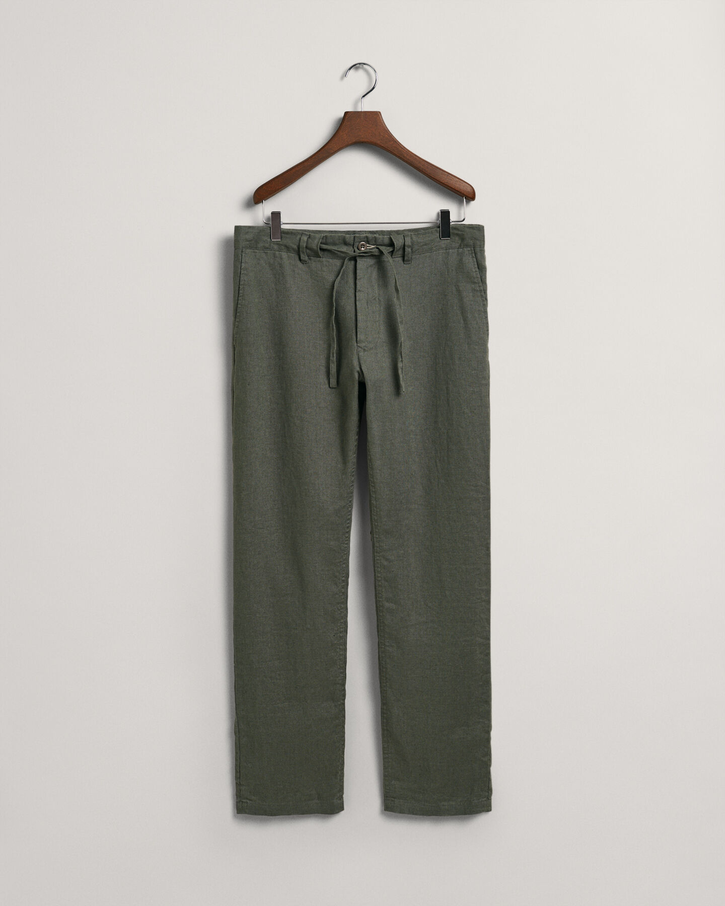 Relaxed Fit Leinen Kordelzughose