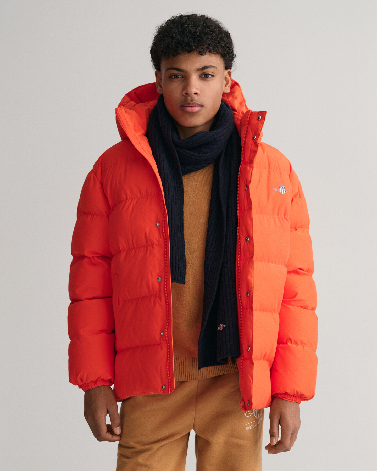 Teens Shield Strickschal aus Wolle