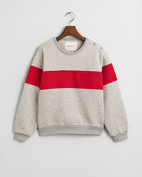 Color Blocked Rundhals-Sweatshirt