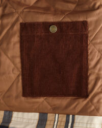 Verkürzte Jacke mit Karomuster