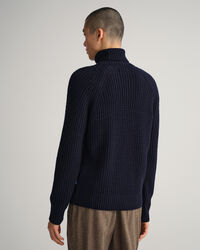 Textured Rollkragenpullover