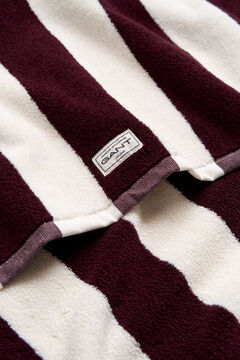 Handtuch mit Streifen 70 x 140 — DARKENED WINE 2