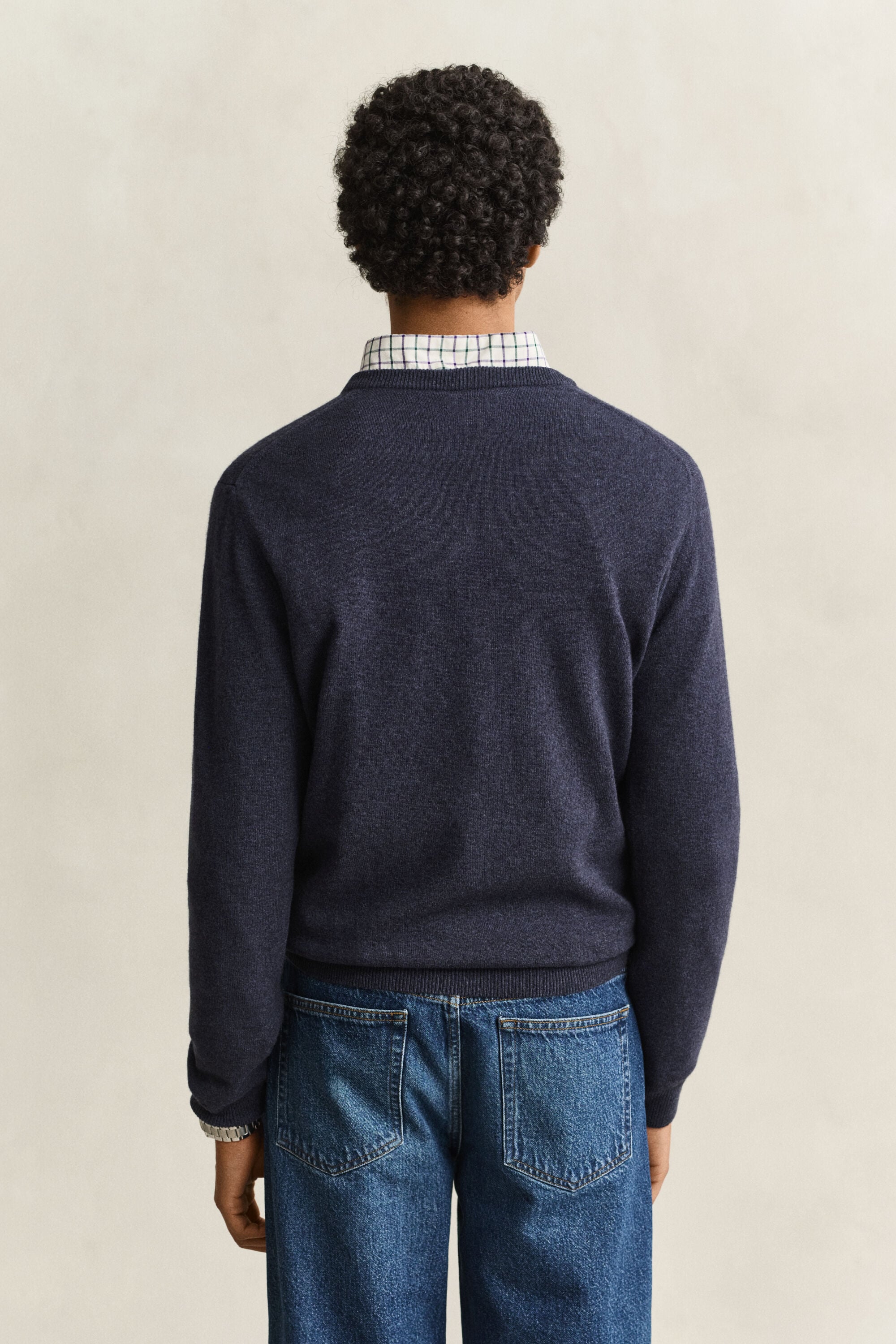V-Neck Pullover aus Lambswool