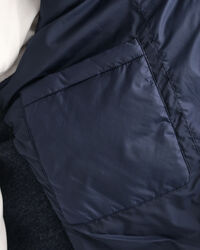 Leicht wattierte Mixed Media Jacke