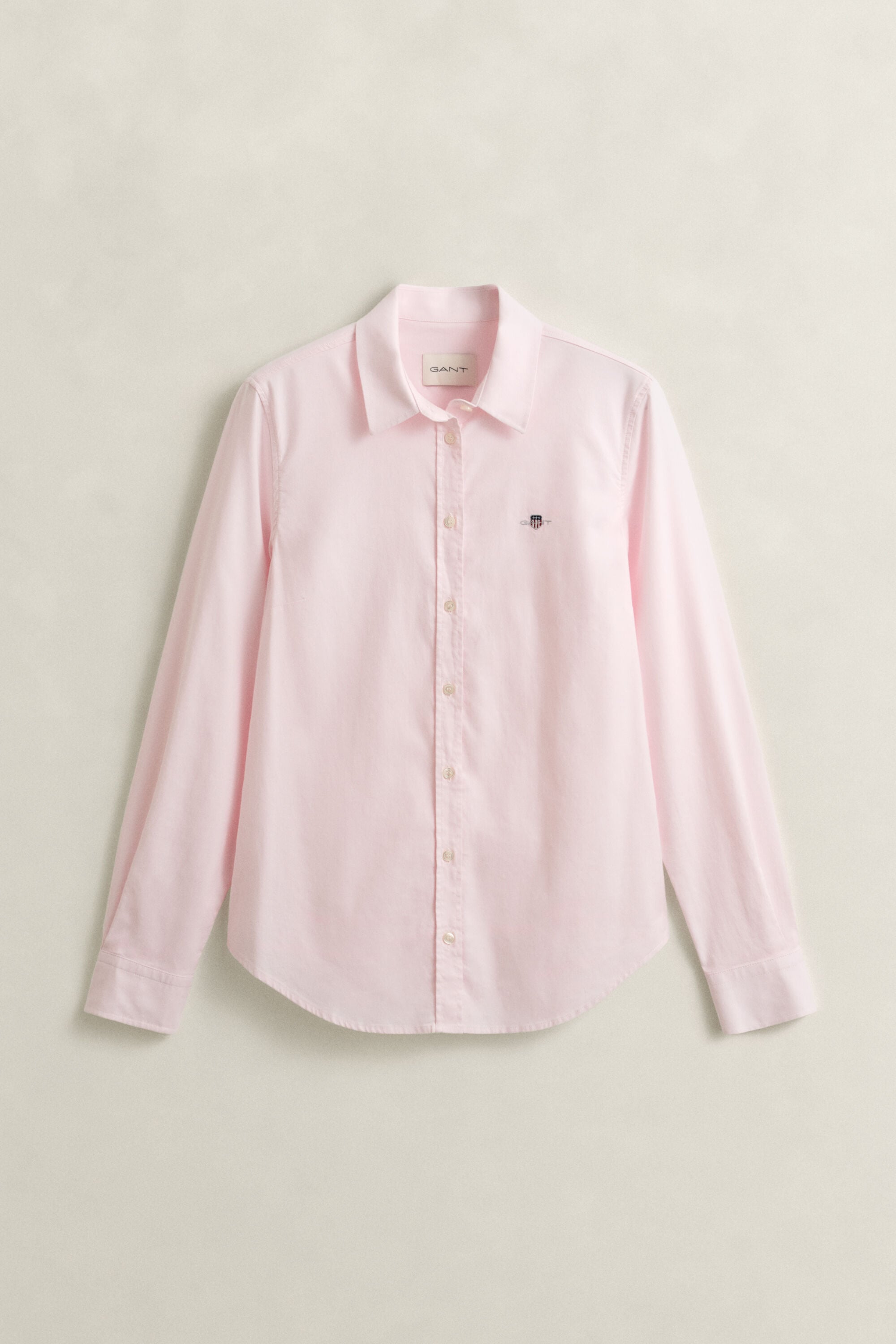 Classic Slim Fit Oxford-Bluse mit Stretch
