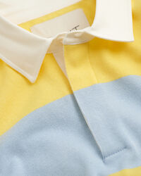 Poloshirt aus Baumwolle mit Streifen