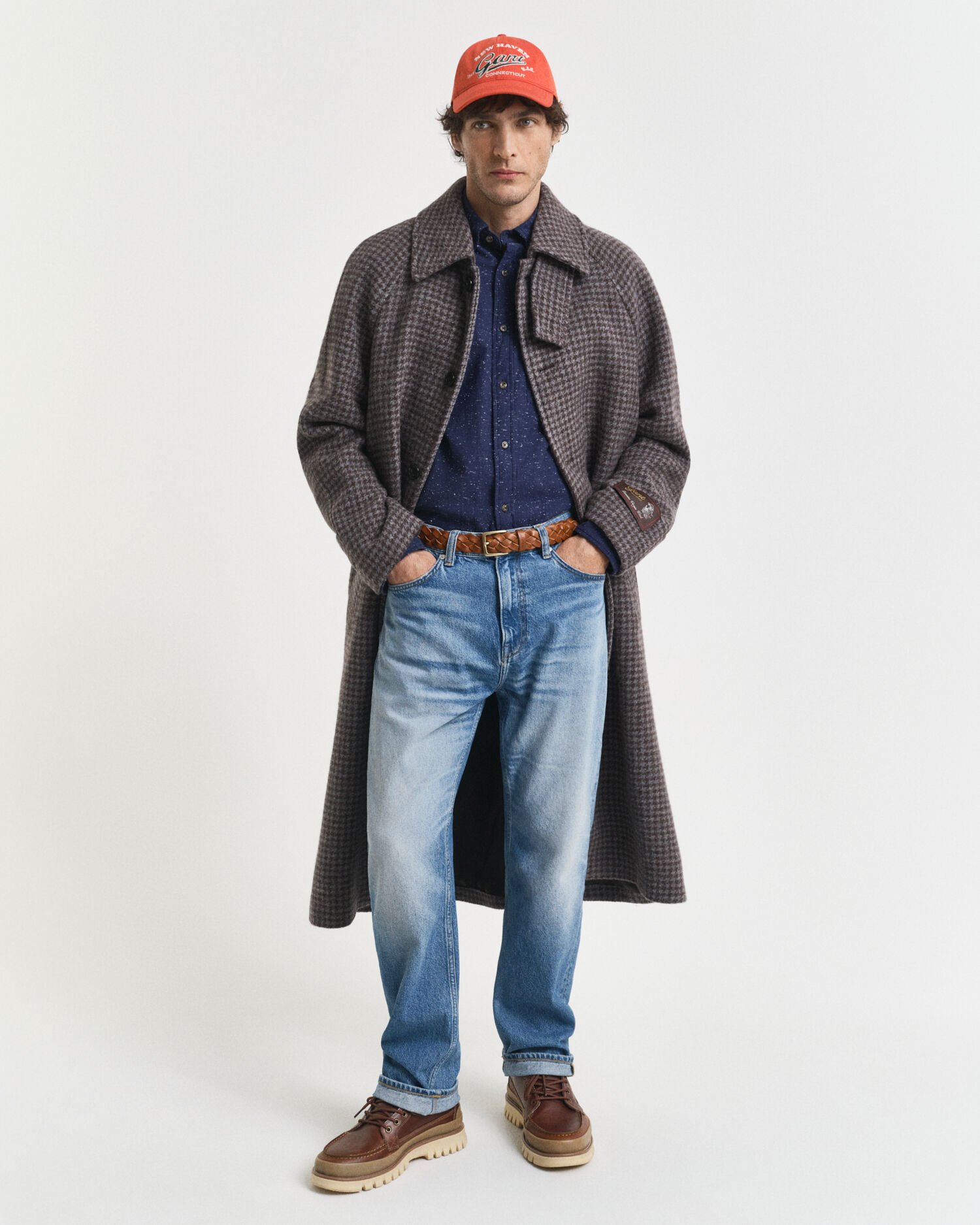 Regular Fit Flanellhemd mit Noppengarn