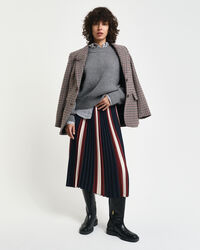 Gestreifter Faltenrock