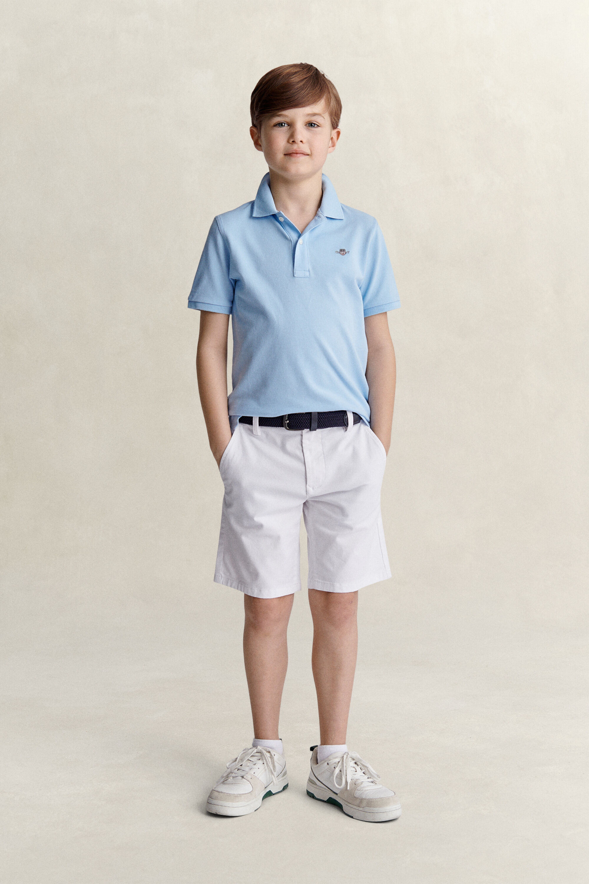 Teen Boys Shield Polopullover