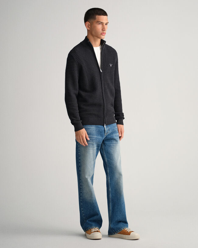 Struktur Strickjacke aus Baumwolle