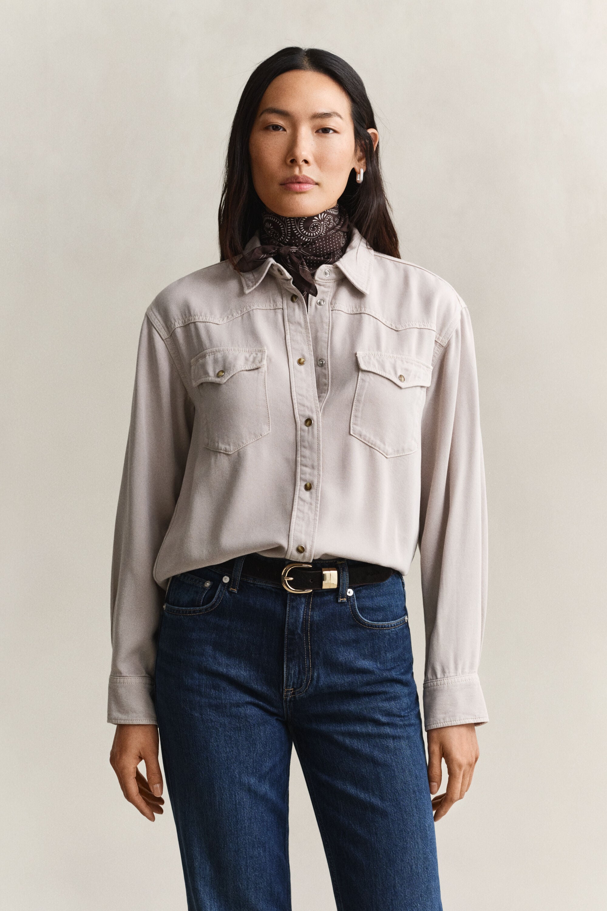 Ranger Bluse aus Denim-Twill