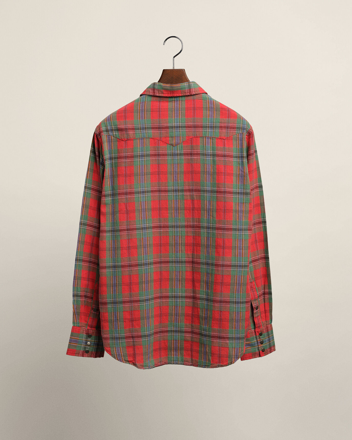 Wrangler x GANT Regular Fit Western Hemd mit Tartan-Muster