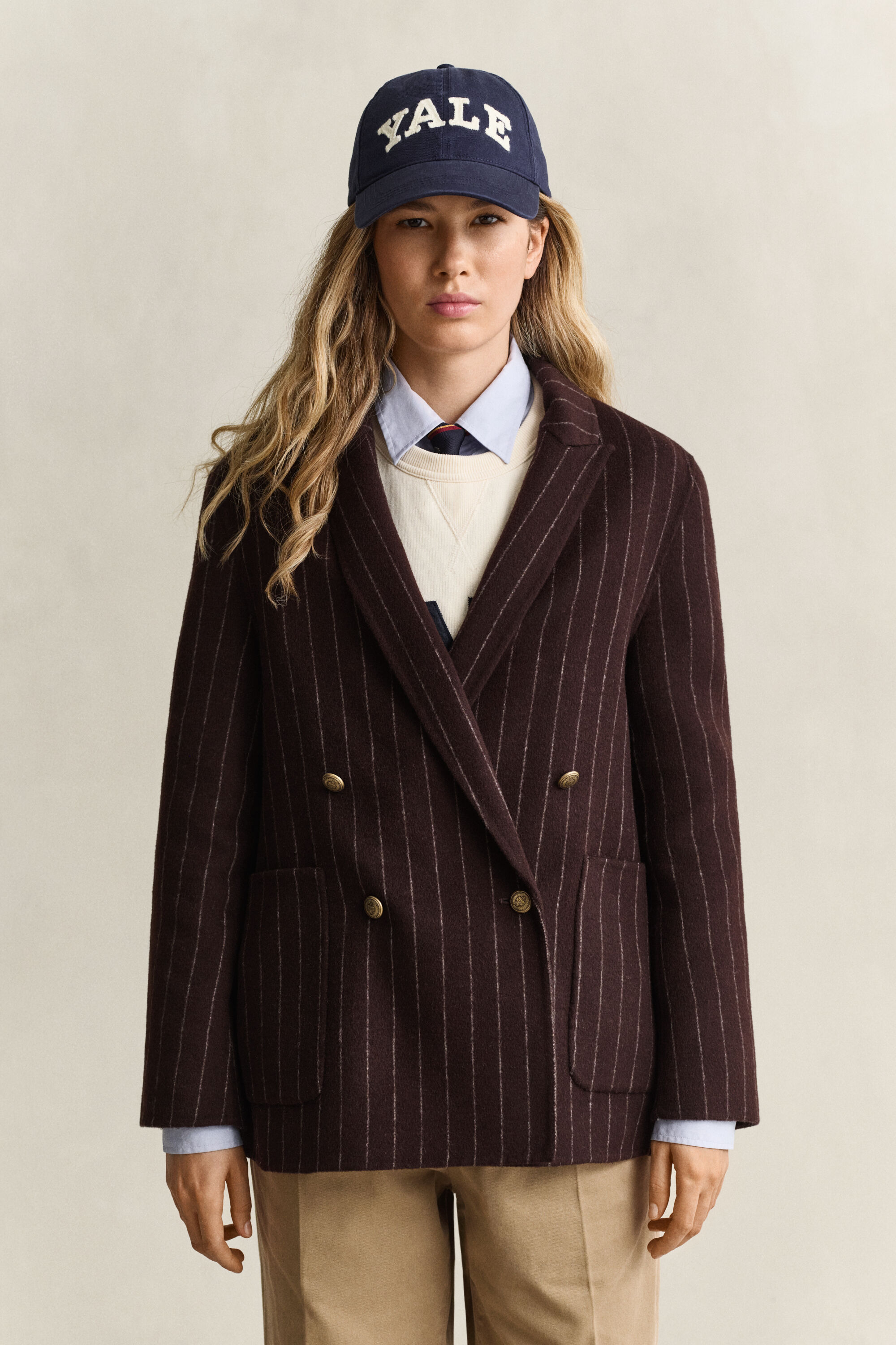 Handgenähter Gant x Yale Pinstripe Blazer