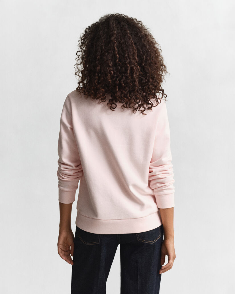 Tonal Graphic Rundhals-Sweatshirt
