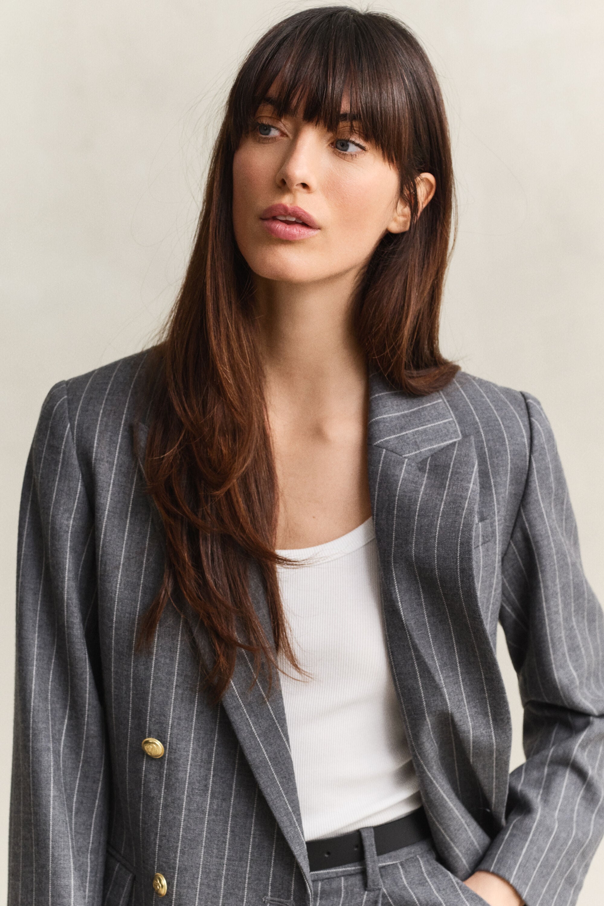 Pinstripe Club Blazer