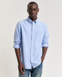 Seasonal Essential Regular Fit Archive Shield Oxford-Hemd