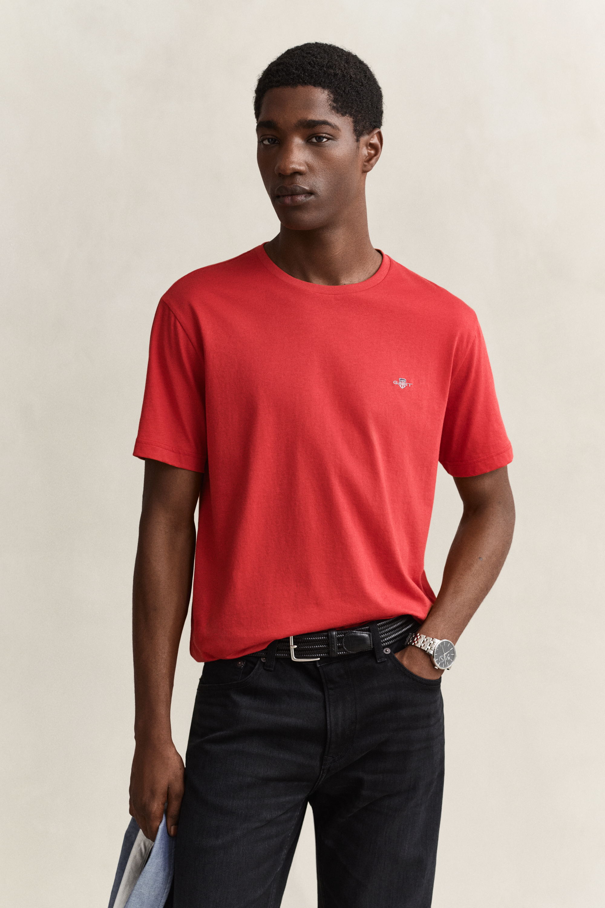 Gant Herren Soft Apricot T-Shirt Reg Shield Ss T-Shirt Extra Groß - Bild 5
