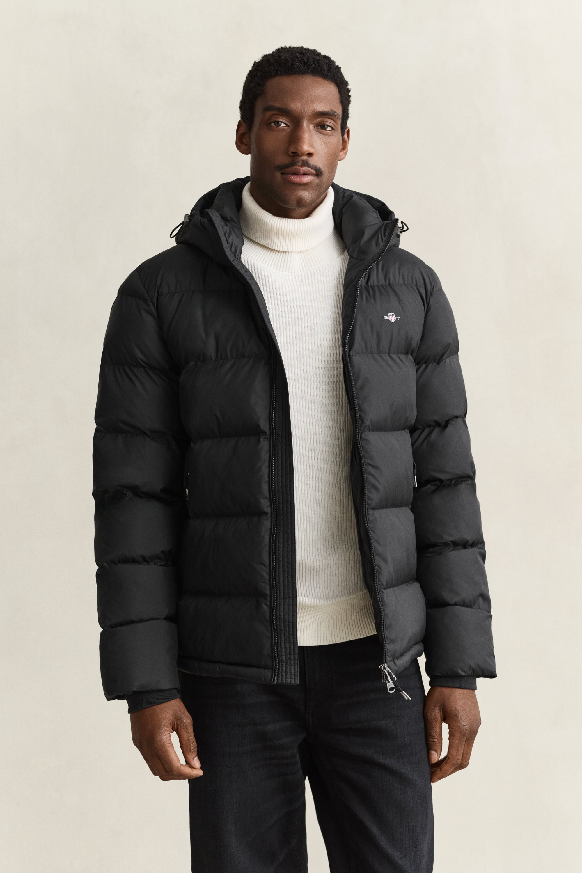 Gant Herren Schwarz Active Cloud Jacke In - Bild 5