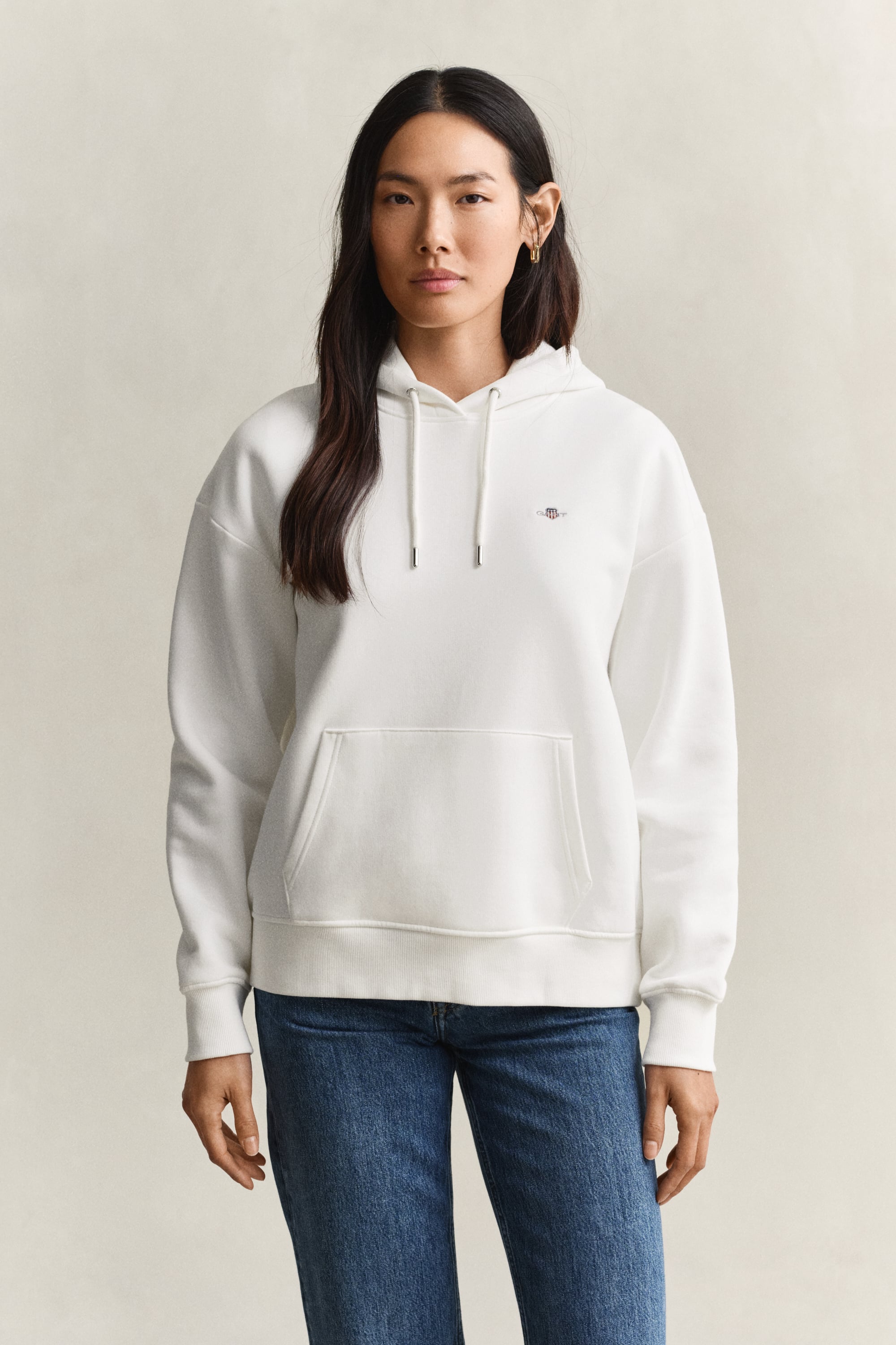 Gant Damen Shield Hoodie Kapuzenpullover - Bild 4
