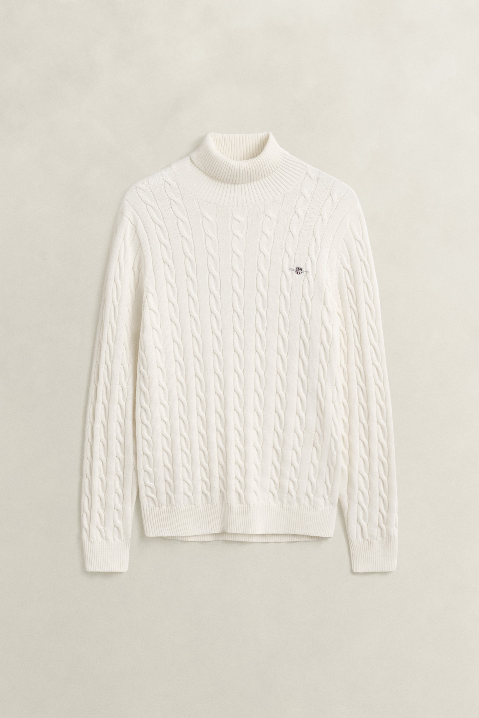 VAN GRAAF Gant Herren Ecru Pullover Baumwolle Weiß, Xxl - Bild 4