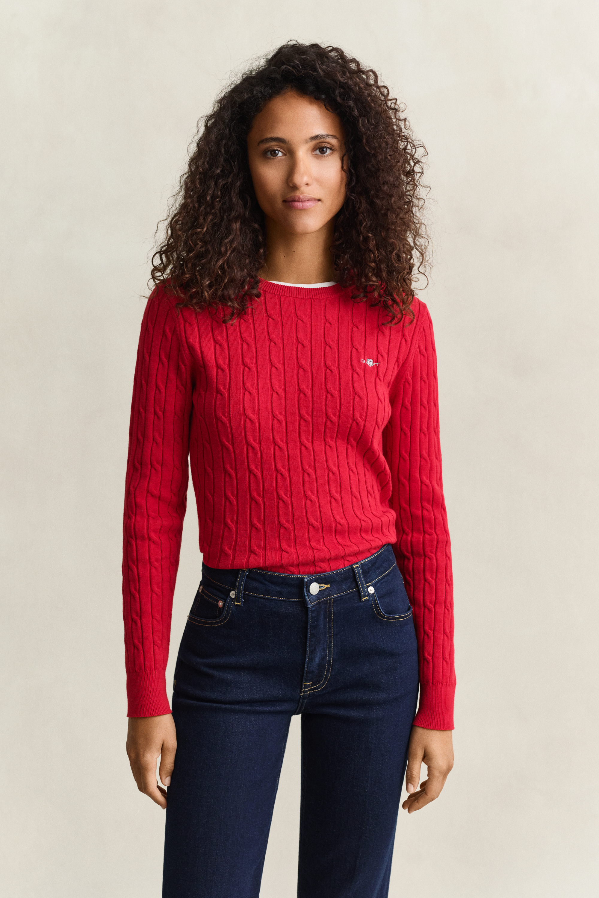 Gant Shield Logo Cable Knit Sweater - Bild 3