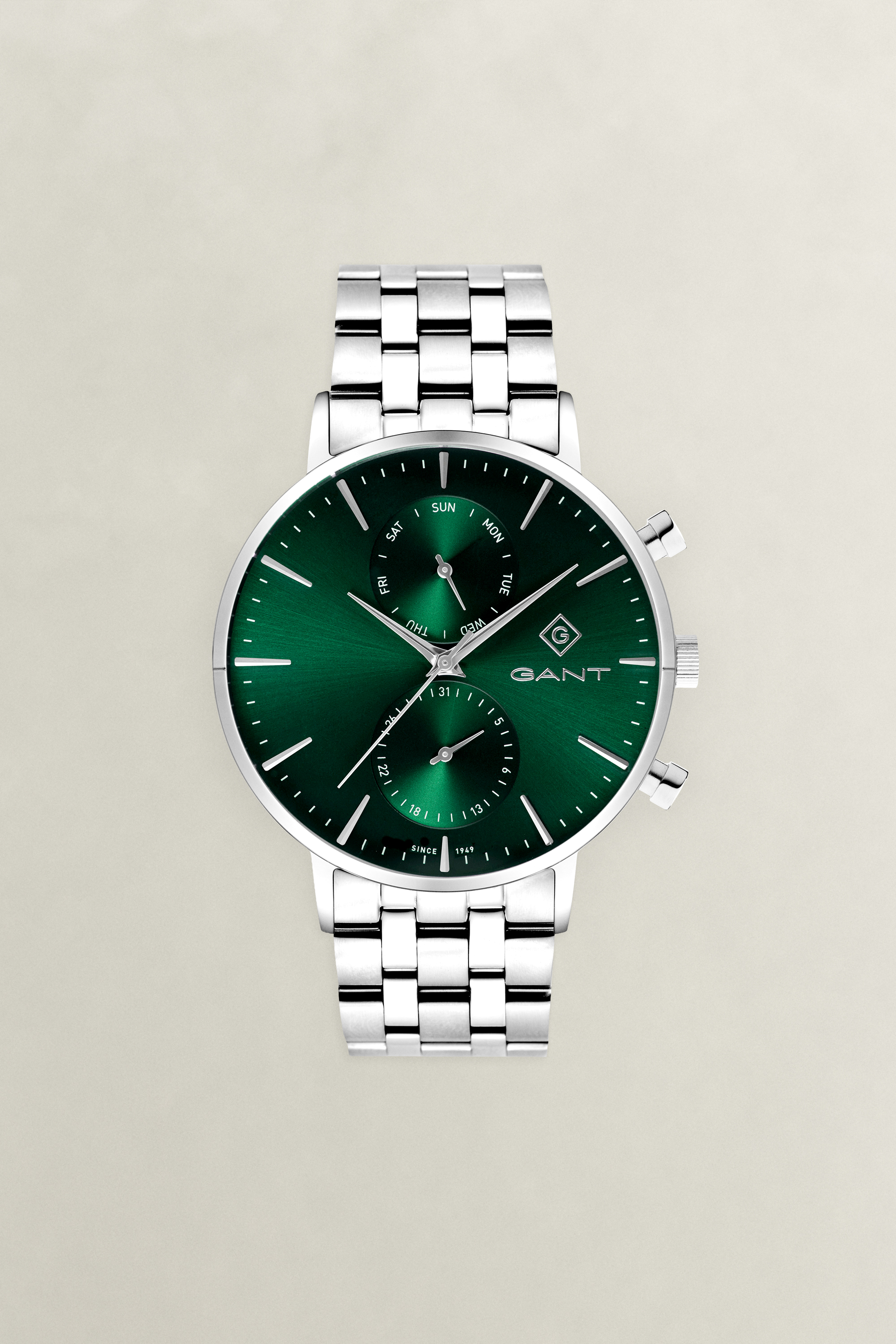 GANT Herren Park Hill Day-Date II Watch (ONE SIZE) LUSH Grün