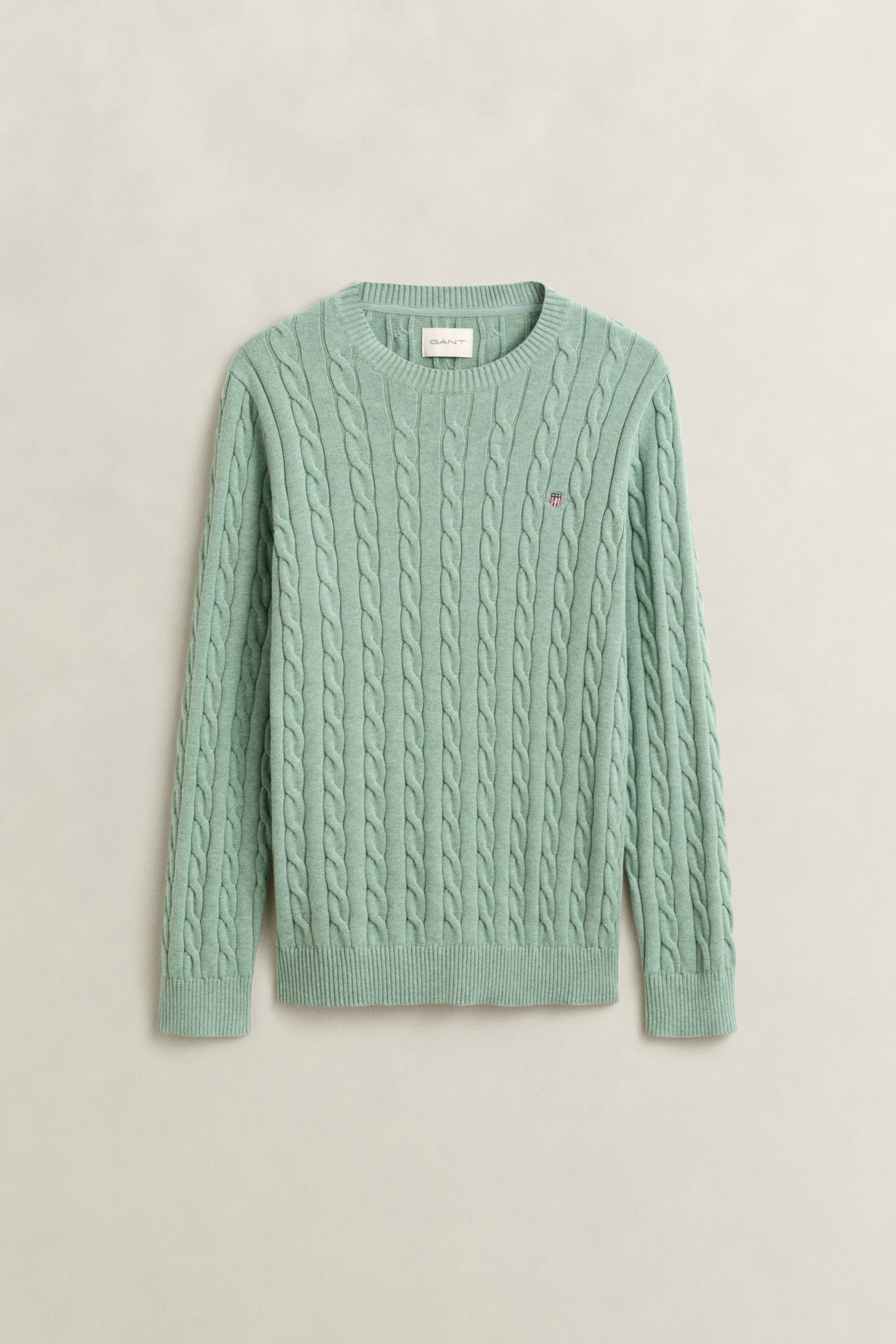 Gant Vert Gestrickter Pullover Mit Twists Classic - Bild 4