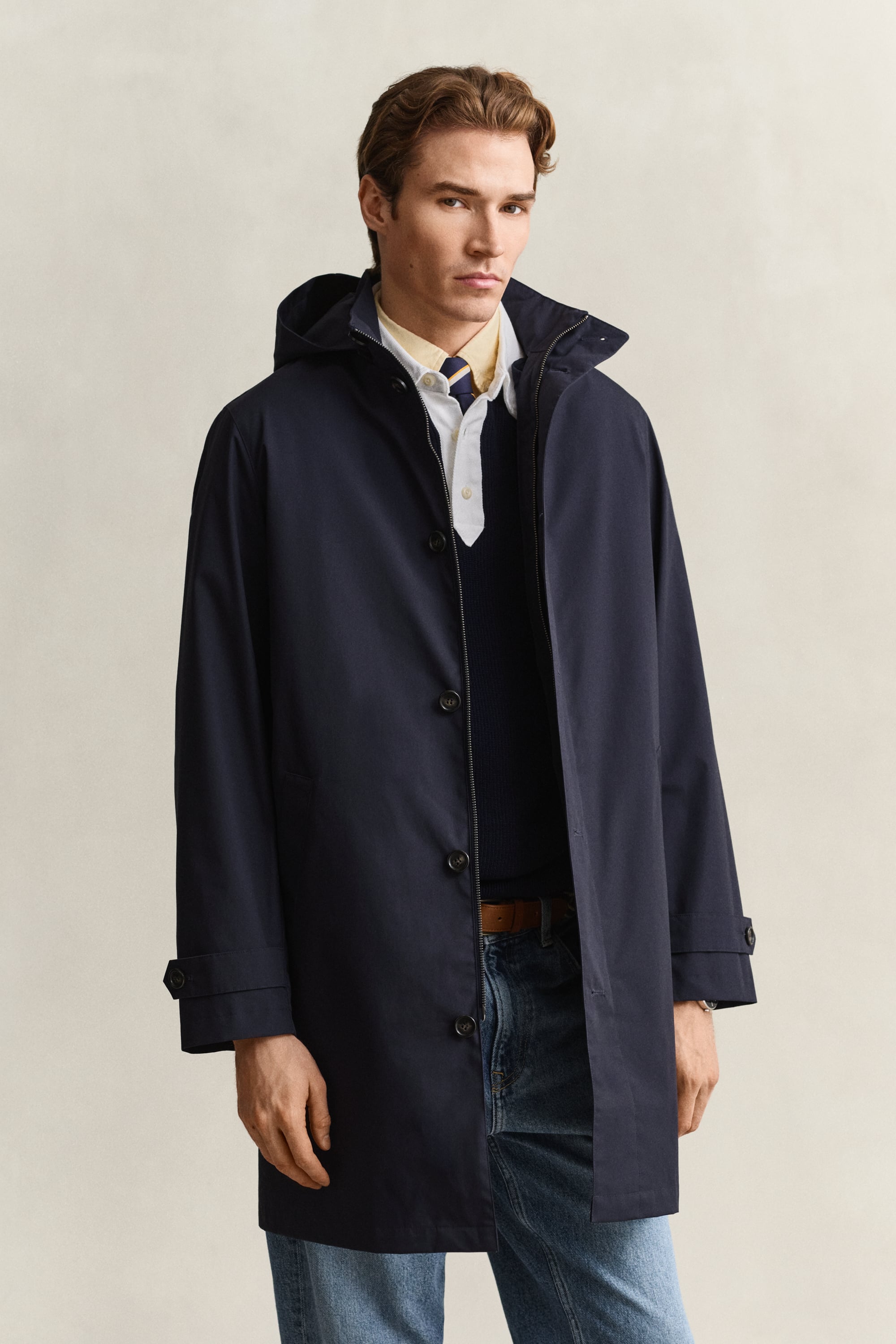Gant Herren Evening Blau 2-In-1 Mantel (L)
