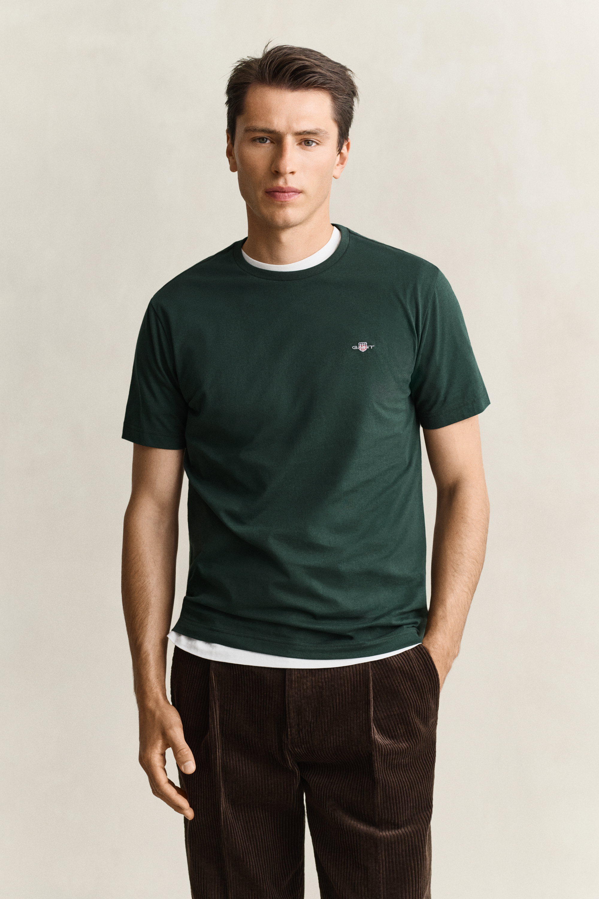 GANT, Herren, Shirts, Reg Shield, Grün, (L) - Bild 5