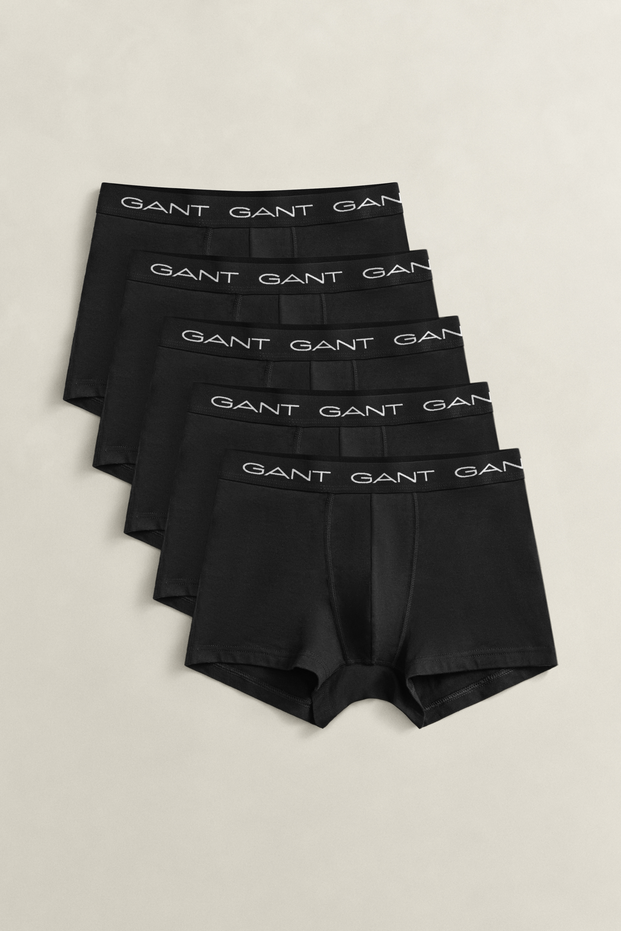 Gant Herren Schwarz Trunk "Trunk 5-Pack" Spar-Pack 5 Stk. Mit Elastischem Bund von Baur - Bild 3