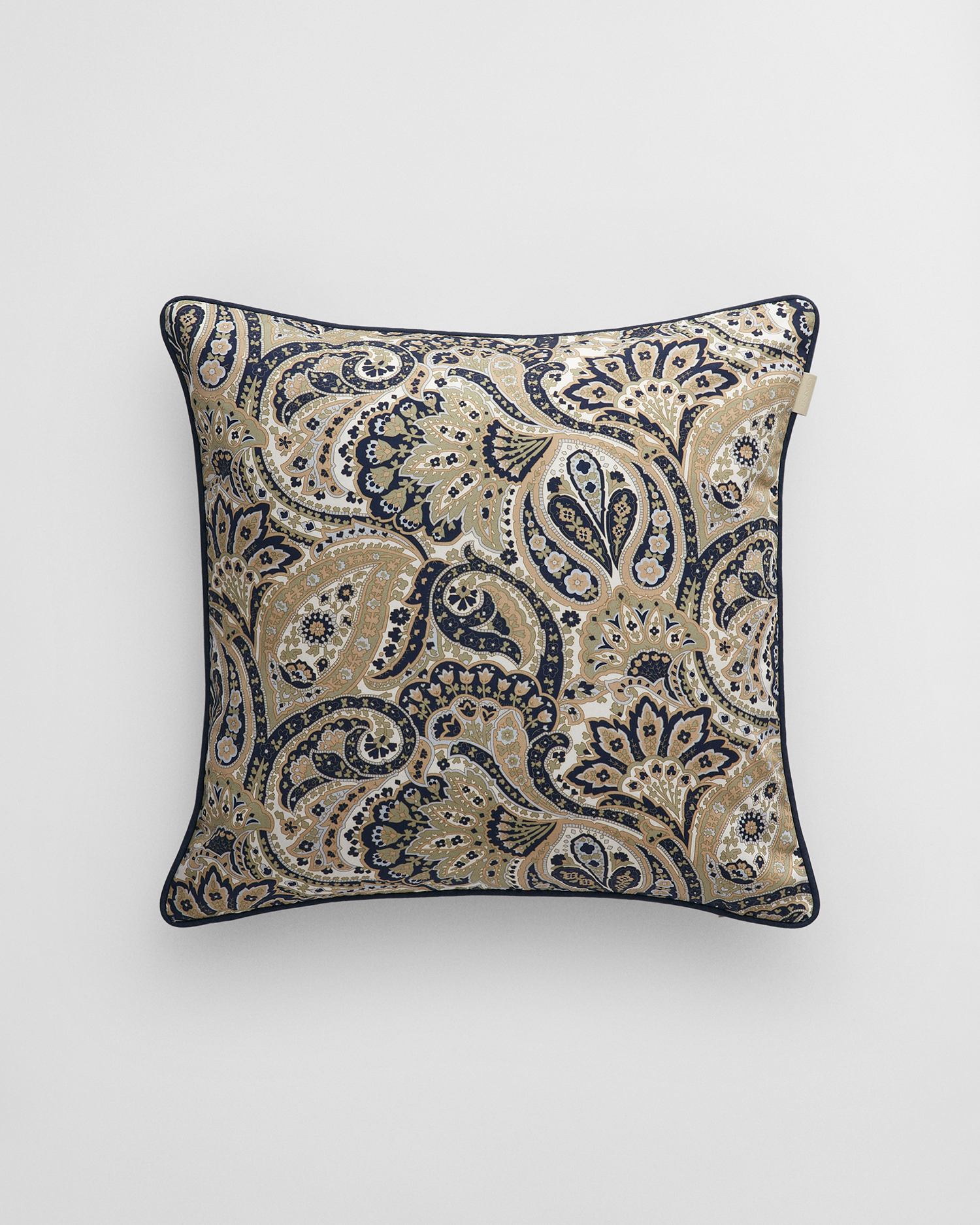 GANT Wohnaccessoires Sateen Paisley Kissenhülle mit Print (50x50) MARINE
