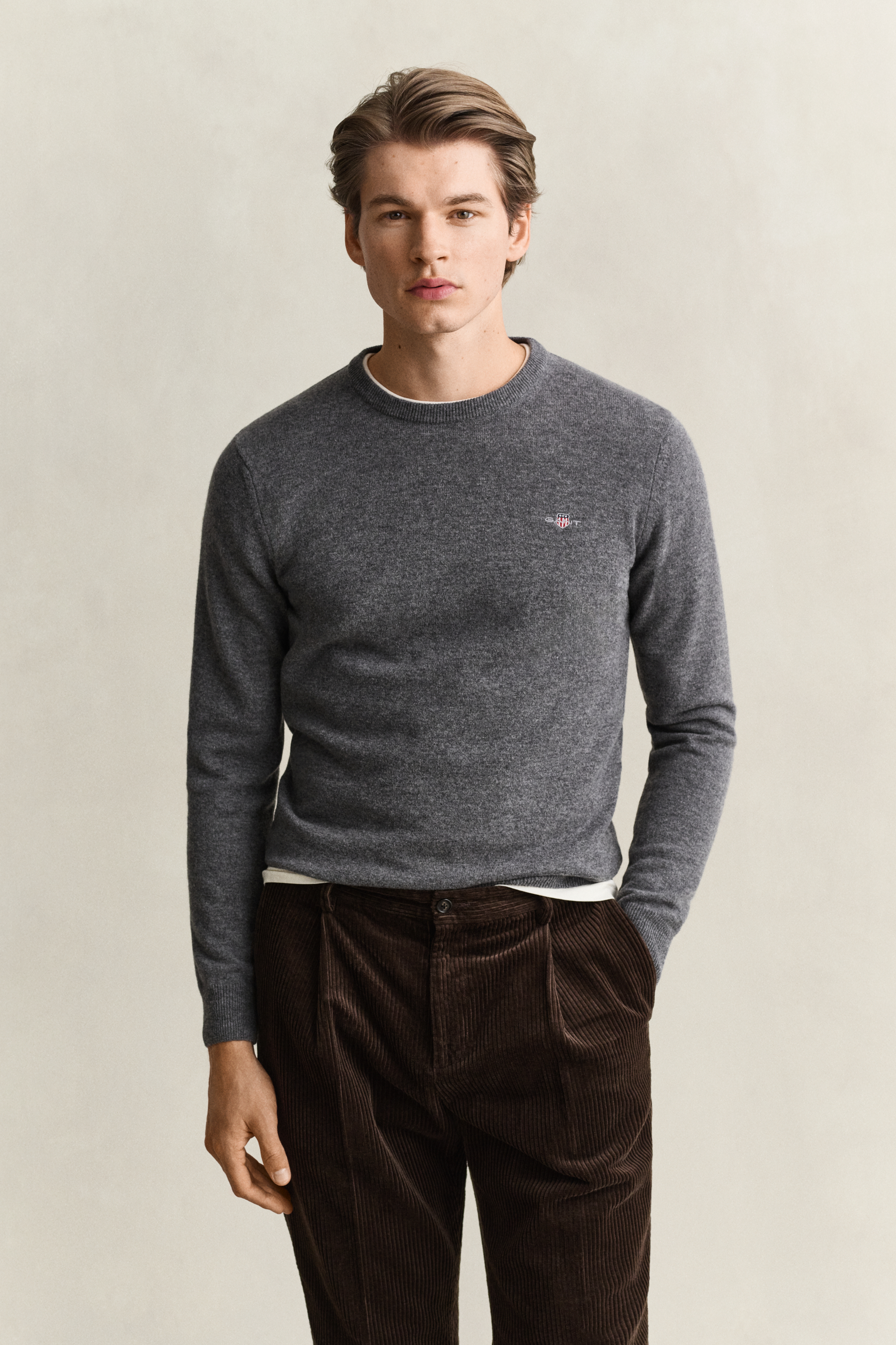 Gant Gris Pullover Superfine Lambswool - Bild 3