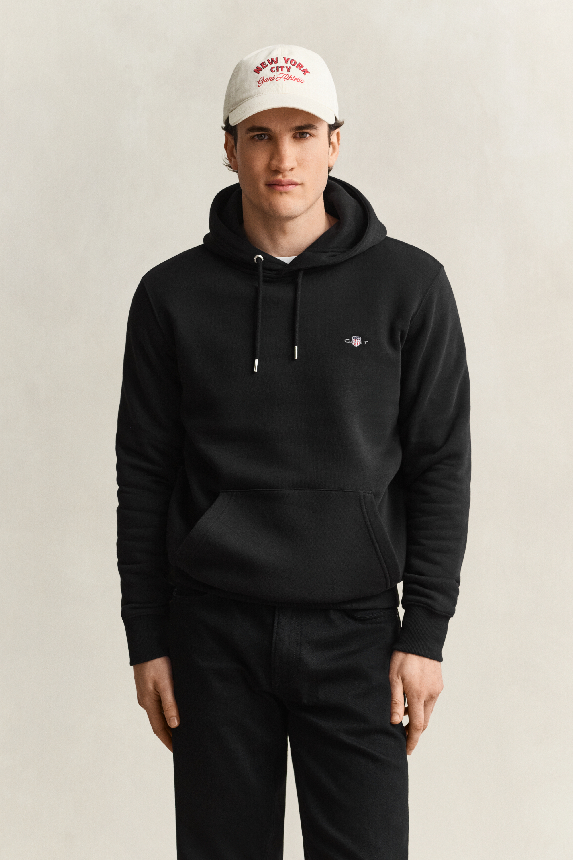 Gant Herren Schwarz Shield Hoodie (L) - Bild 7