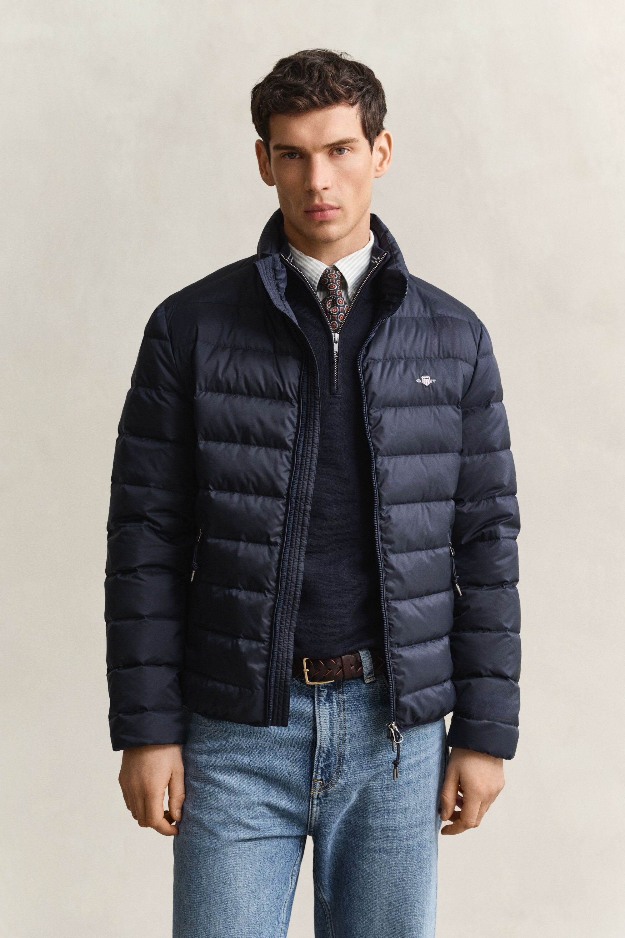 Gant Herren - Leichte Daunenjacke Evening Blue - Gr. - Xxxl - Bild 3