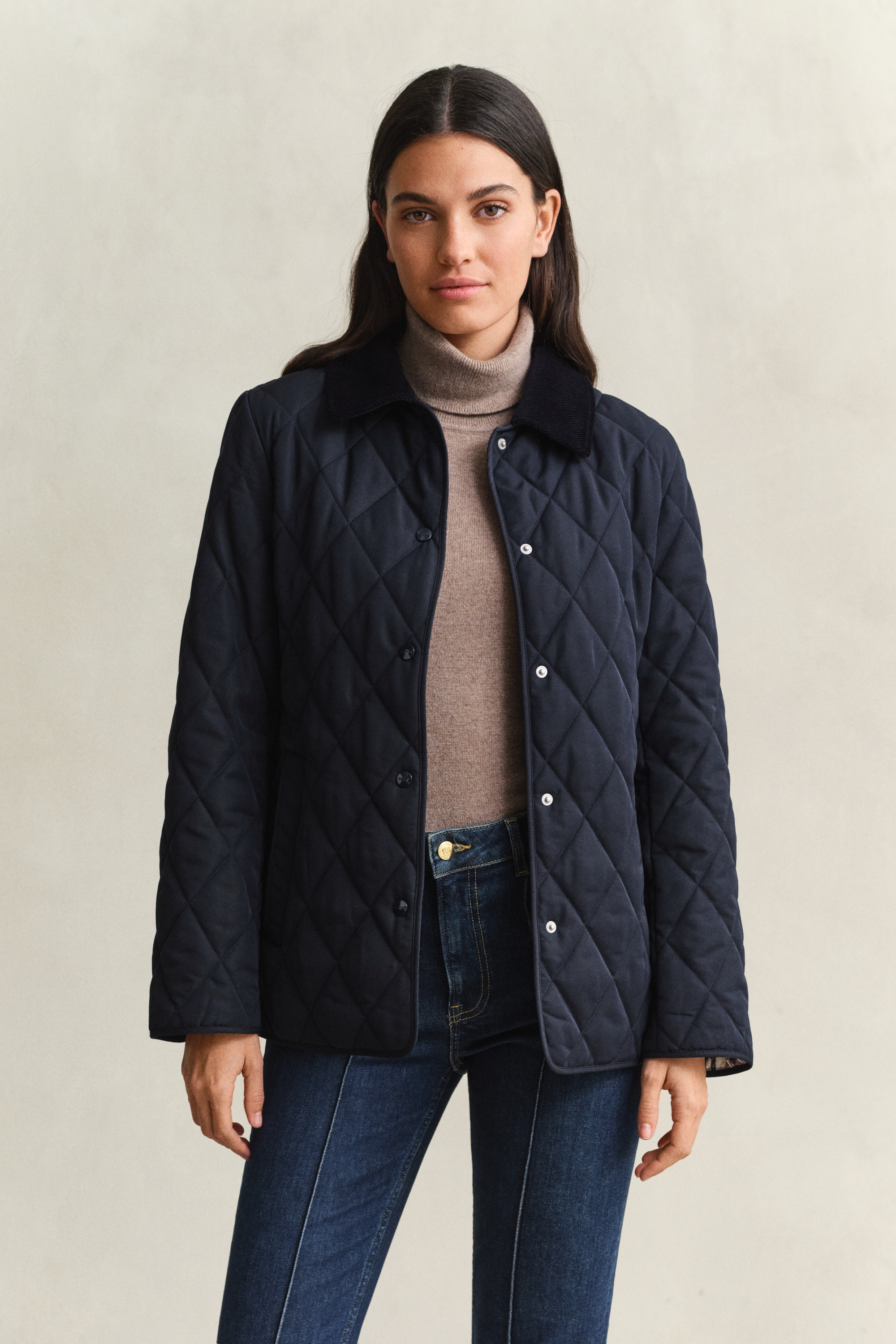 Gant Damen Marine Steppjacke, Gr. L - Bild 2