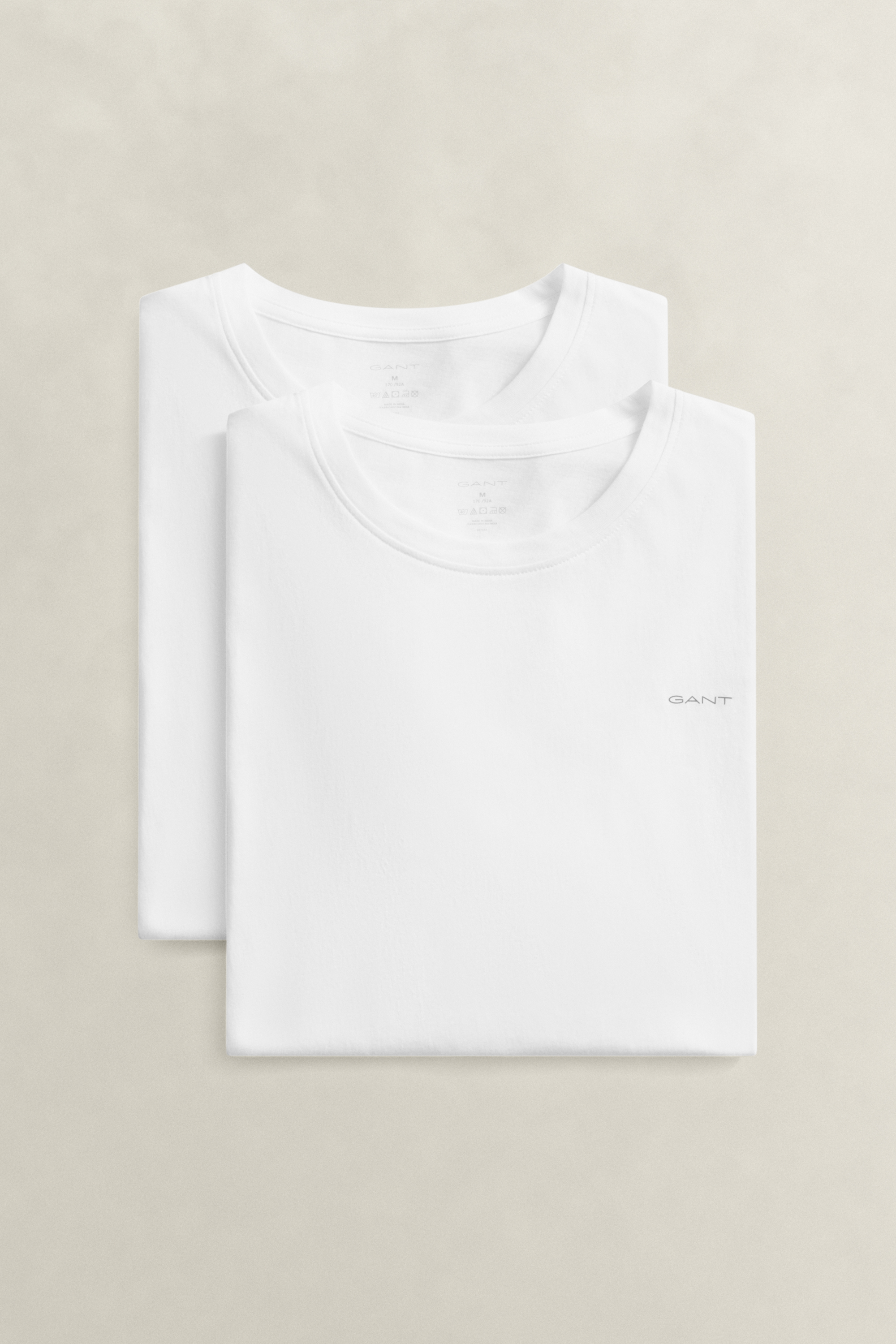 GANT, Herren, Shirts, C-NECK T-SHIRT 2-PACK, Weiss, (M) - Bild 6