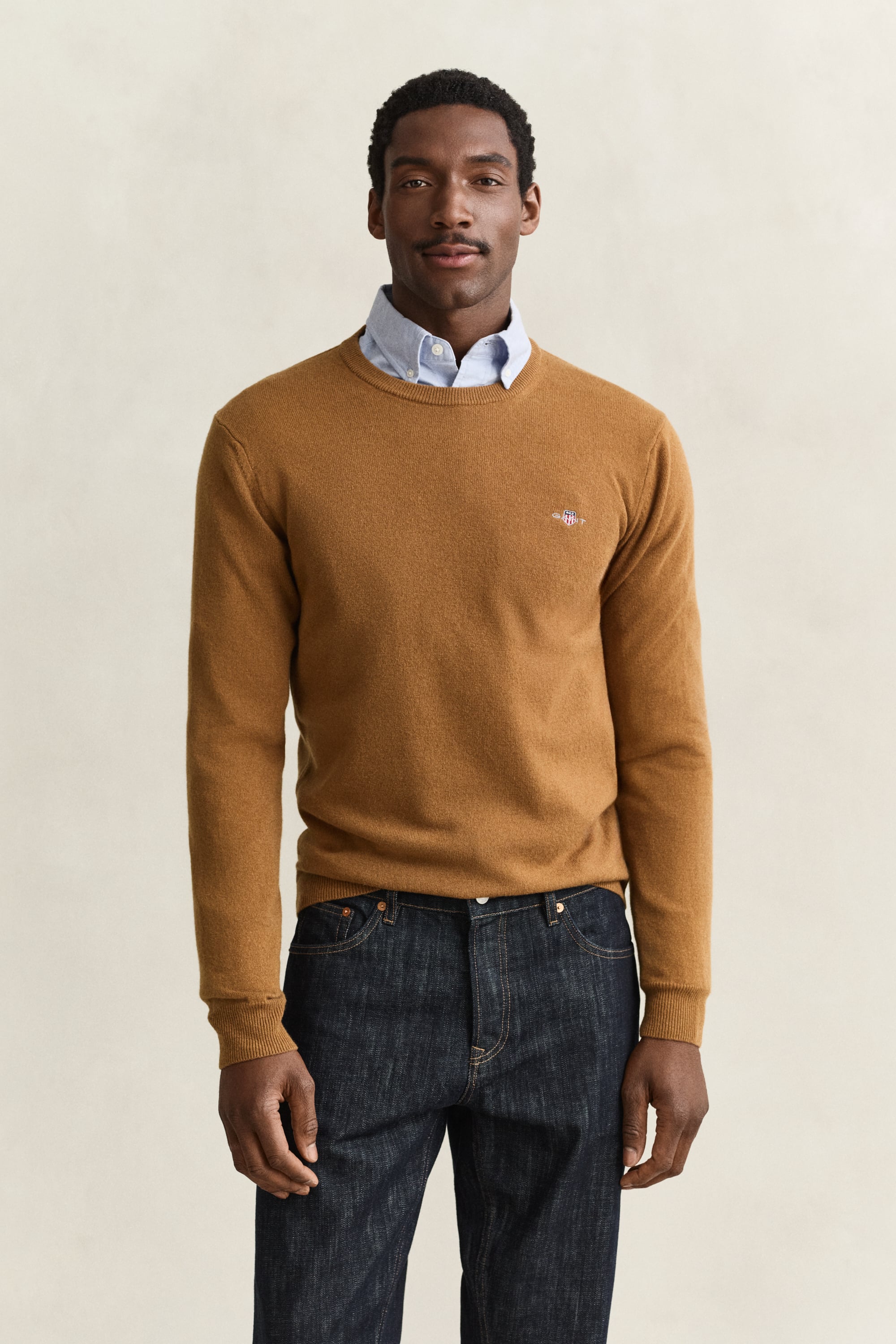 Gant Herren Pullover Braun Gr. Klein - Bild 3
