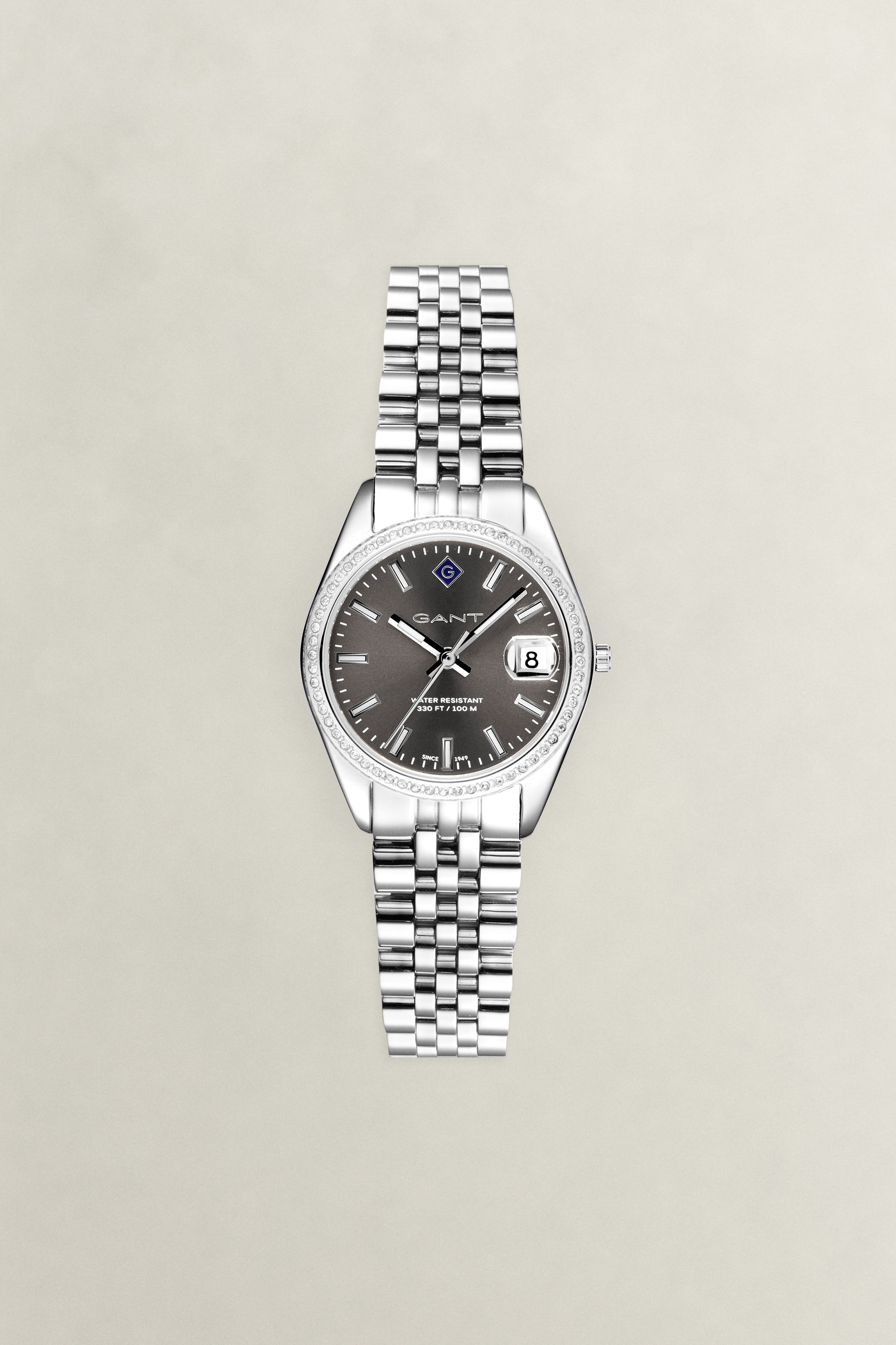 GANT Damen Armbanduhr Sussex Mini Bijou (ONE SIZE) STONE Grau