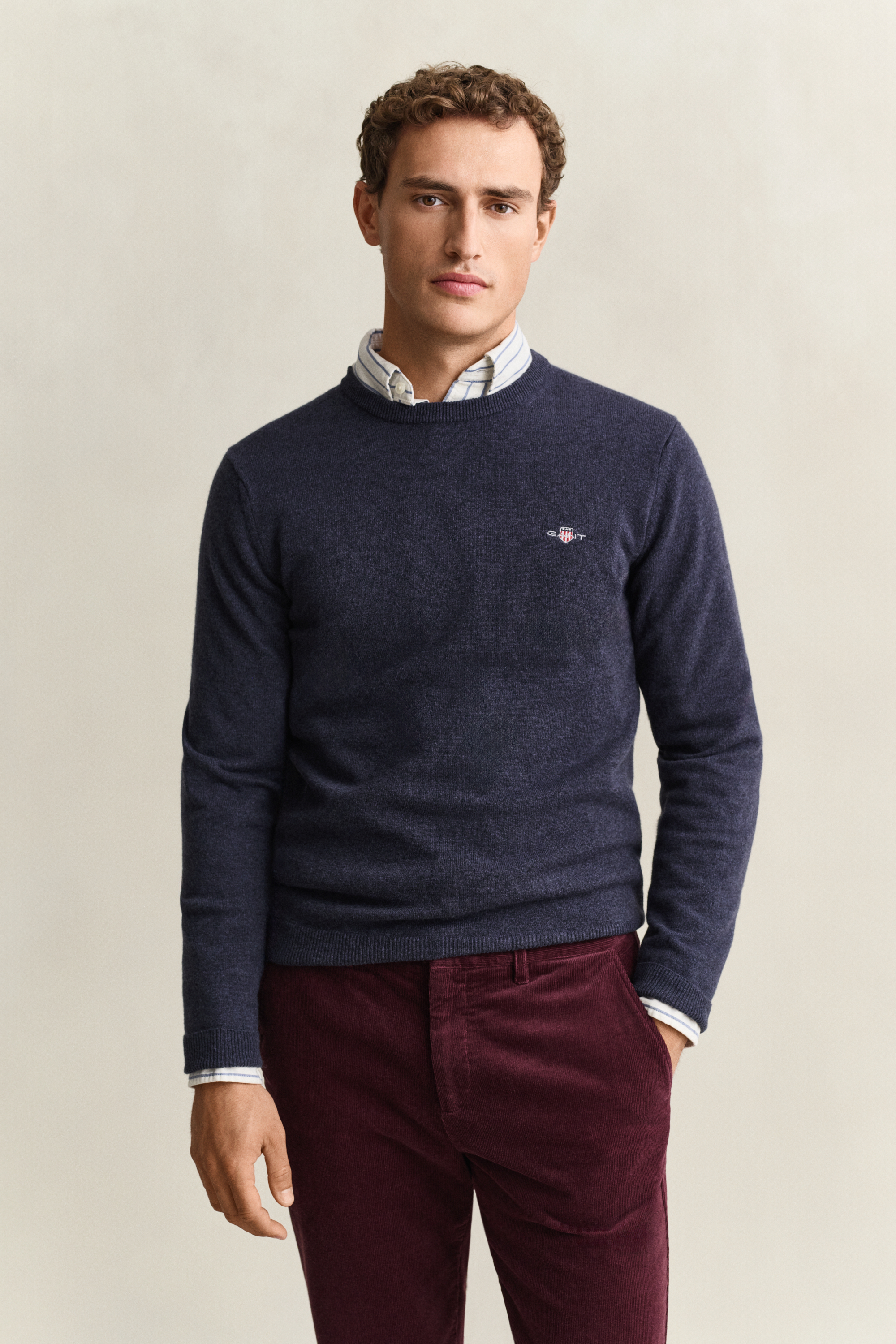 Gant Gris Pullover Superfine Lambswool - Bild 5