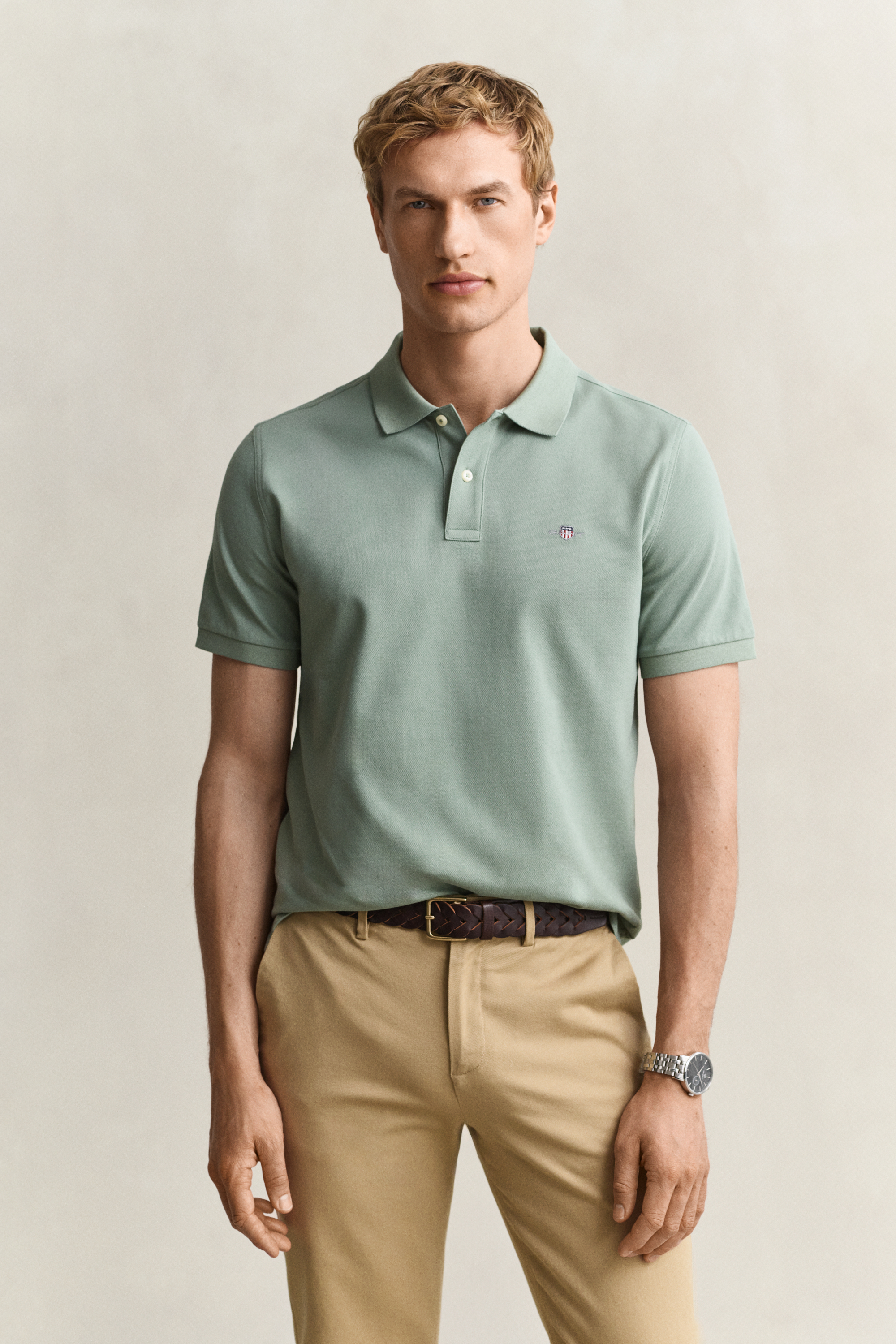 Hemden Gant Herren Surplus Mint Shield Regular Fit Poloshirt Kurzarm - Bild 4