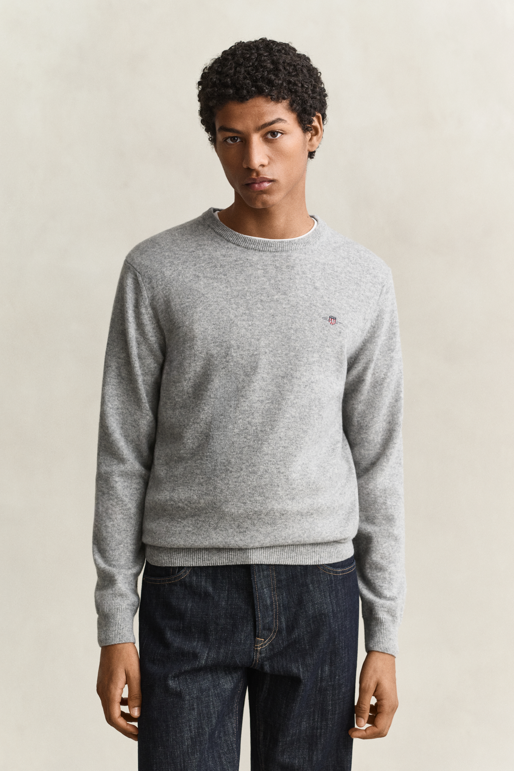 GANT, Herren, Pullover, Superfine, Grau, (S) - Bild 4