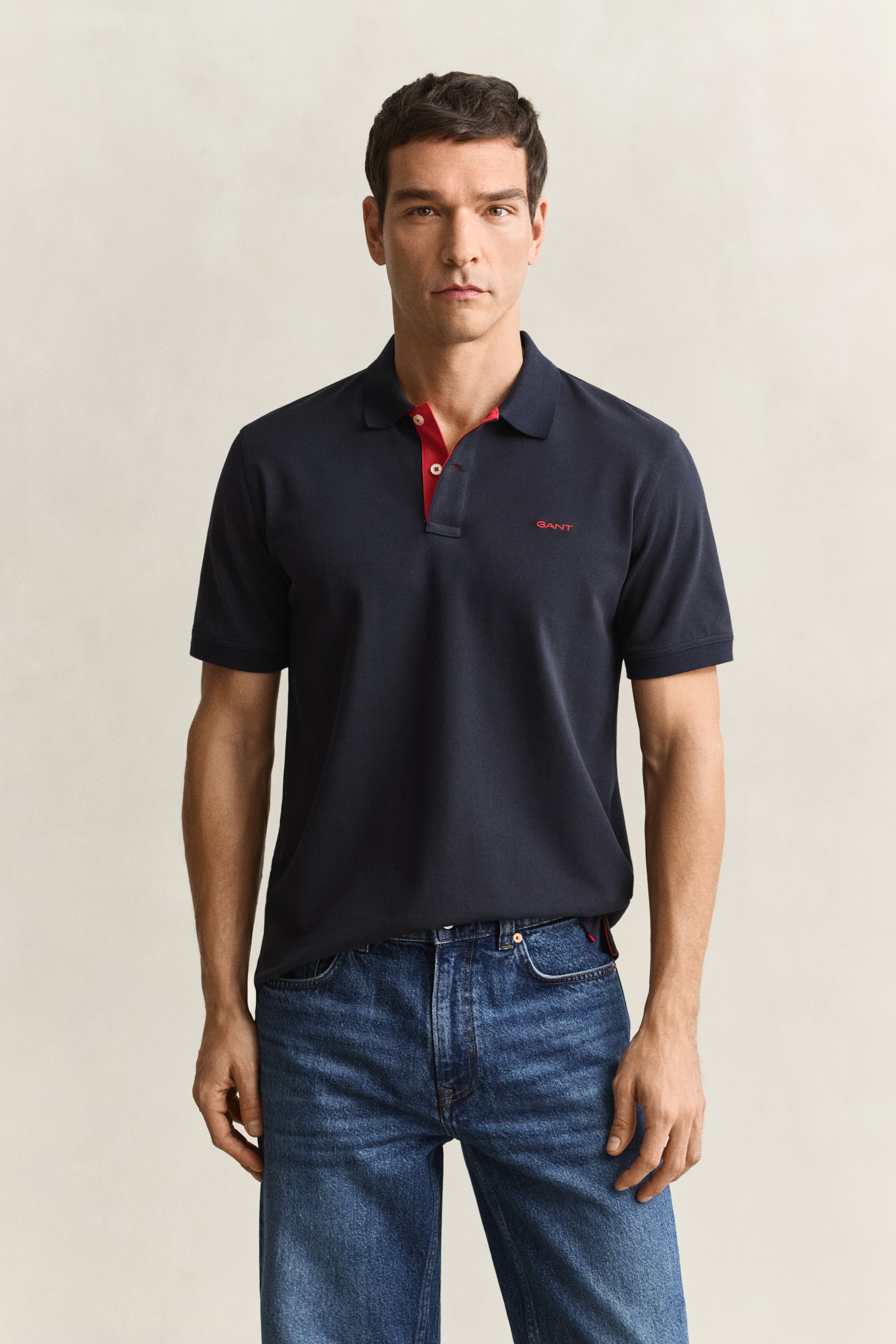 Gant Logo Pique Polo Shirt - Bild 5