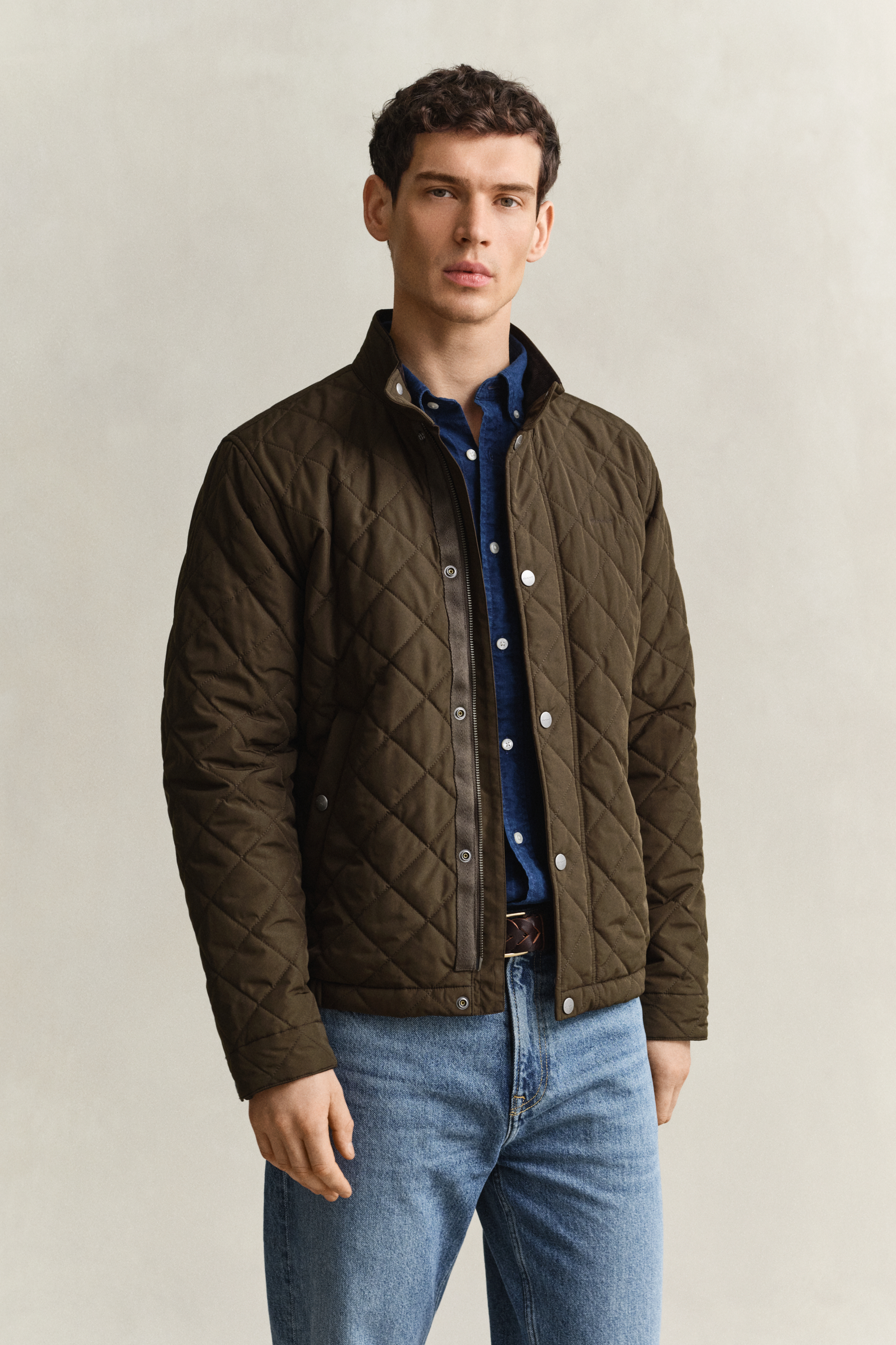 Gant Herren Schwarz Braun Steppjacke (Xxxl)