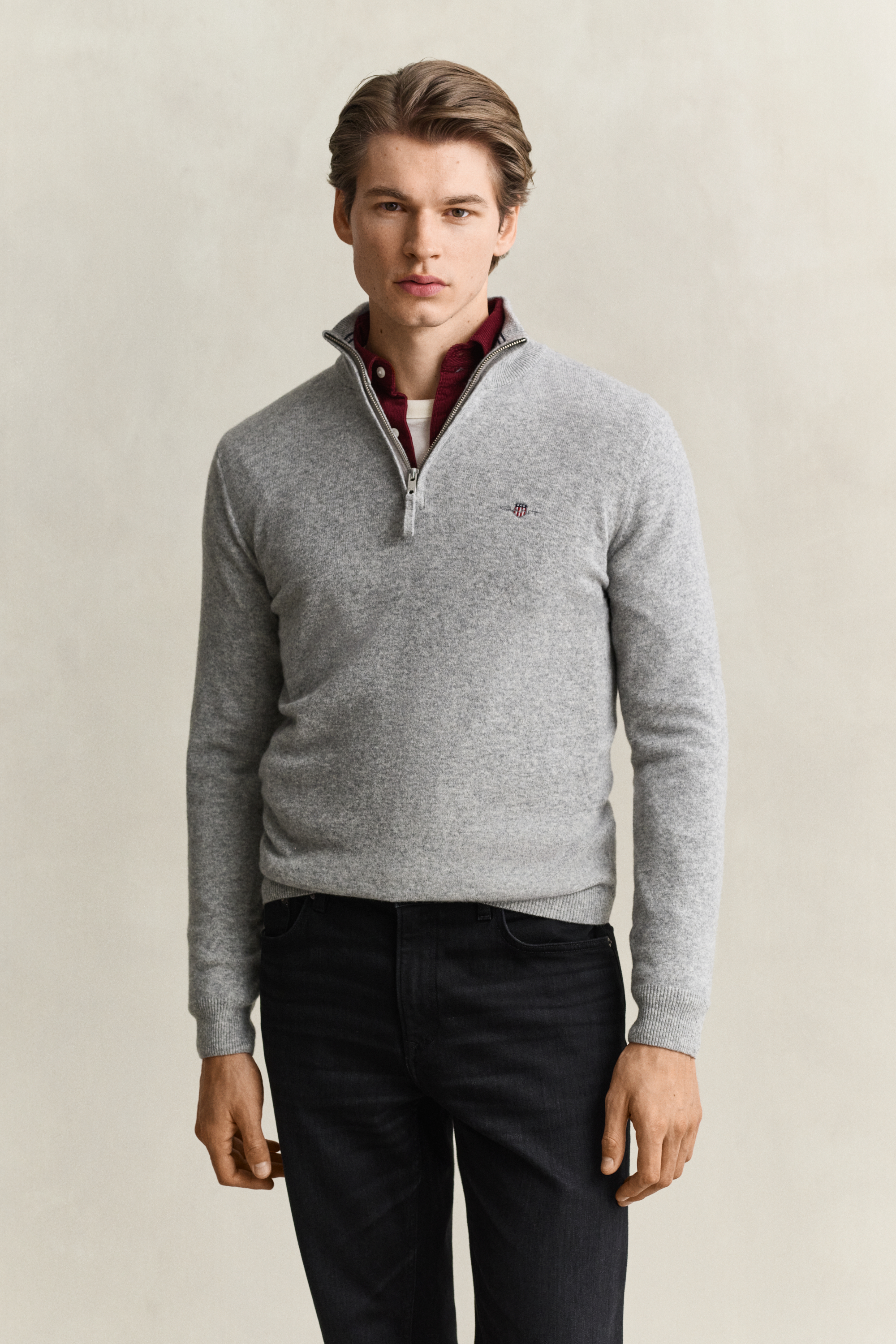 Gant Herren Troyer Grau Gr. Extra Groß - Bild 3