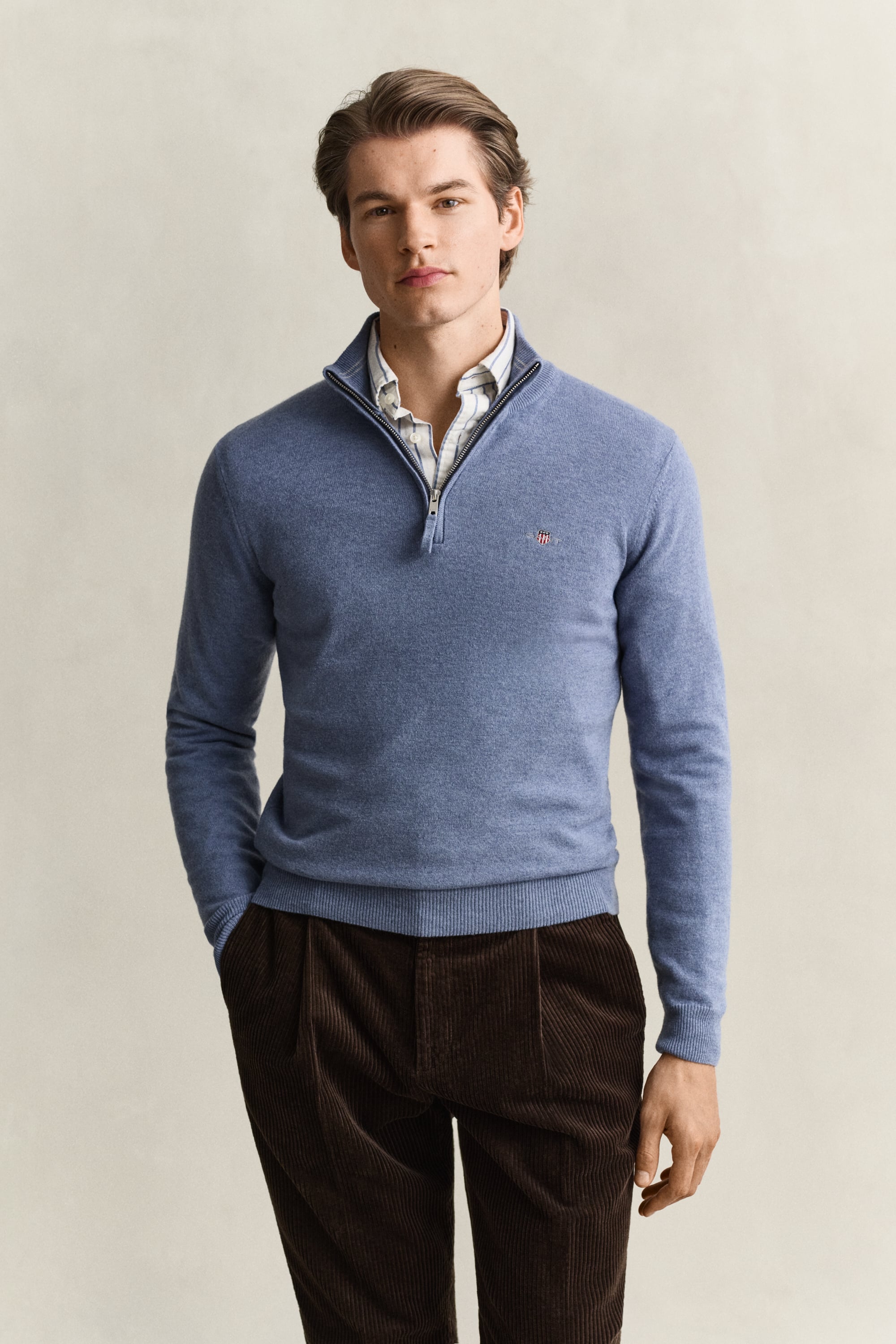 Gant Shield Logo Half-Zip Sweater - Bild 5